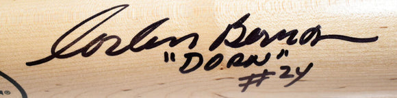 Corbin Bernsen Charlie Sheen Signed Blonde Louisville Slugger Bat- BeckettW Holo