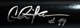 Corbin Bernsen Charlie Sheen Signed Black Louisville Slugger Bat- Beckett W Holo