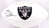 Jakobi Meyers Autographed Las Vegas Raiders Logo Football - Beckett W Hologram