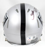 Jakobi Meyers Autographed Las Vegas Raiders Speed Mini Helmet-Beckett W Hologram