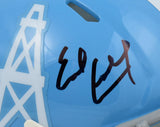 Earl Campbell Signed Houston Oilers 60-62 Speed Mini Helmet - Beckett W Hologram