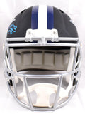 Emmitt Smith Autographed F/S Cowboys Flat Black Speed Helmet- Beckett W Hologram