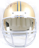 Tony Dorsett Earl Campbell Autographed F/S HOF Gold Helmet w/HOF- Beckett W Holo