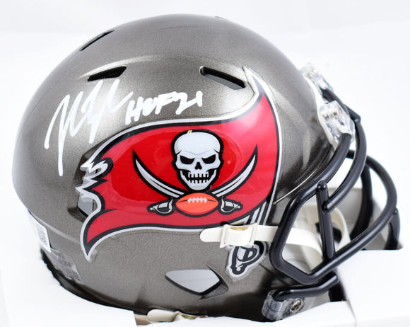 John Lynch Autographed Buccaneers Speed Mini Helmet w/HOF- Beckett W Hologram