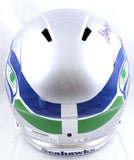 Steve Largent Autographed Seahawks F/S 83-01 Speed Helmet w/HOF - Beckett W Holo