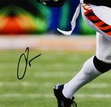 Chad Johnson Autographed Bengals 16x20 Running Photo- Beckett W Hologram *Black