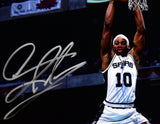 Dennis Rodman Autographed Spurs 16x20 Rebound Photo - Beckett W Hologram *Silver