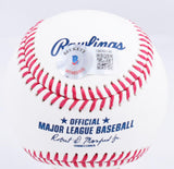 Barry Larkin Autographed Rawlings OML Baseball  - Beckett W Hologram *Blue