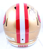 Deion Sanders Signed San Francisco 49ers F/S Tribute Speed Helmet-Beckett W Holo