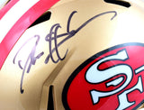 Deion Sanders Signed San Francisco 49ers F/S Tribute Speed Helmet-Beckett W Holo