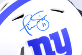 Phil Simms Autographed New York Giants Lunar Speed Mini Helmet - Beckett W Holo