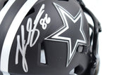 Luke Schoonmaker Signed Cowboys Eclipse Speed Mini Helmet - Beckett W Hologram