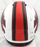 Josh Allen Autographed Buffalo Bills F/S Lunar Speed Authentic Helmet- Beckett W