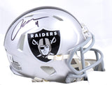 Aidan O'Connell Autographed Las Vegas Raiders Speed Mini Helmet-Beckett W Holo