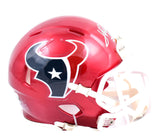 Jalen Pitre Autographed Houston Texans Flash Speed Mini Helmet-Beckett W Holo