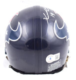 Xavier Hutchinson Autographed Houston Texans Mini Helmet-Beckett W Holo *White