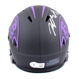 Kyle Hamilton Autographed Ravens Eclipse Speed Mini Helmet-Beckett W Hologram