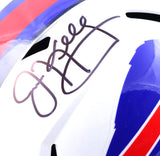 Jim Kelly Autographed Buffalo Bills F/S Speed Helmet-Beckett W Hologram *Black