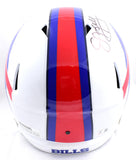 Jim Kelly Autographed Buffalo Bills F/S Speed Helmet-Beckett W Hologram *Black