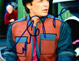 Christopher Lloyd Michael J. Fox Signed Back to the Future 16x20 Photo-Beckett W