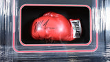 Mike Tyson Autographed Shadow Box Ring Red Everlast Boxing Glove - JSA W *Black