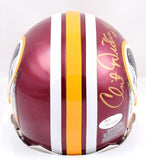 Clint Didier Autographed Washington Mini Helmet w/2x SB Champ- JSA W *Gold