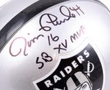 Jim Plunkett Autographed Raiders Mini Helmet w/ SB MVP -Beckett W Hologram