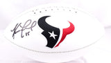 Ka'imi Fairbairn Autographed Houston Texans Logo Football-Beckett W Hologram