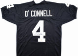 Aidan O'Connell Autographed Black Pro Style Jersey - Beckett W Hologram *Black