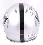 Aidan O'Connell Autographed Raiders Speed Mini Helmet-Beckett W Hologram *Thin