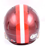 Amari Cooper Autographed Cleveland Browns Flash Speed Mini Helmet-Beckett W Holo