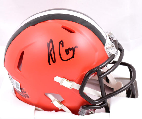 Amari Cooper Autographed Cleveland Browns Speed Mini Helmet-Beckett W Hologram