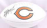 DJ Moore Autographed Chicago Bears Logo Football - Beckett W Hologram *Black