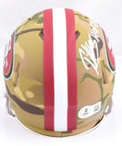 Patrick Willis Autographed 49ers Camo Mini Helmet w/HOF - Beckett W Hologram