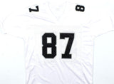 Michael Mayer Autographed White Pro Style Jersey - Beckett W Hologram *Silver