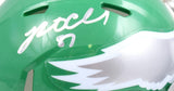 Brent Celek Autographed Eagles Speed Alternate 2023 Mini Helmet-Beckett W Holo