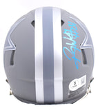 Roy Williams Autographed Dallas Cowboys Slate Speed Mini Helmet-Beckett W Holo