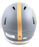 Joe Greene Signed Steelers F/S Slate Speed Helmet w/ HOF - Beckett W Hologram