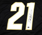 Deion Sanders Autographed Coach Prime Black College Style Jersey-Beckett W Holo