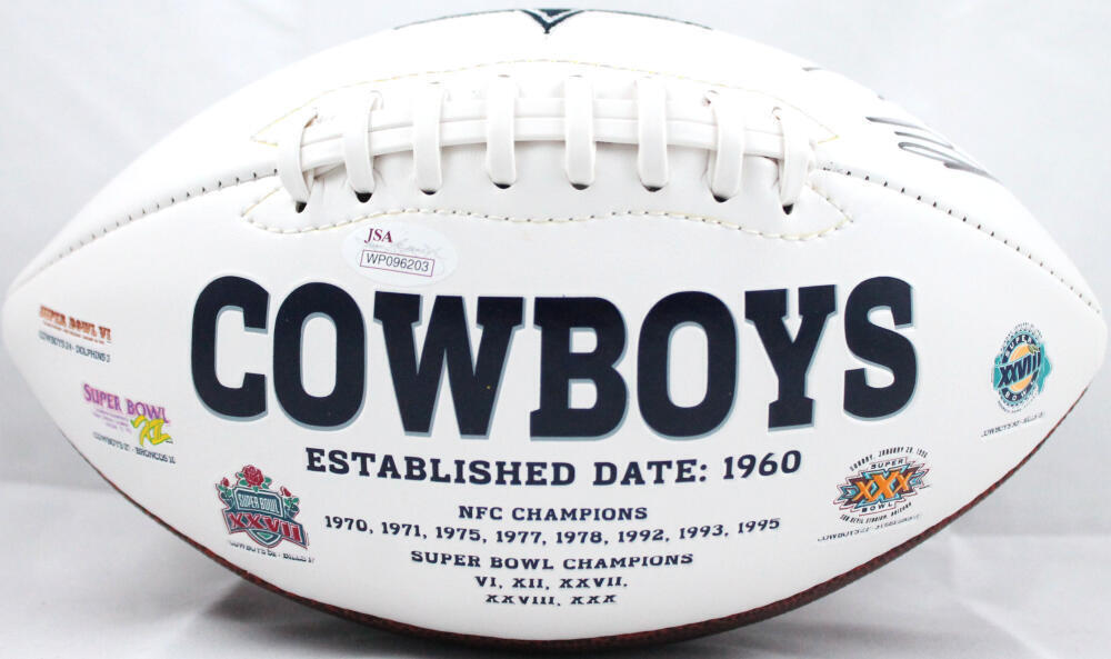 Russell Maryland Signed/ Autographed Dallas Cowboys Logo Football