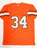 Thurman Thomas Autographed Orange College Style Jersey- JSA W Auth *4