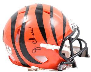 Ja'Marr Chase Autographed Cincinnati Bengals Speed Mini Helmet -Beckett W Holo