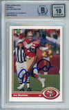 1991 Upper Deck Promos #1P Joe Montana Auto San Francisco 49ers BAS Autograph 10