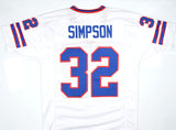 O.J. Simpson Unsigned White Pro Style Jersey