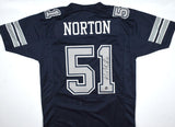 Ken Norton Jr. Autographed Blue Pro Style Jersey - Prova *Black