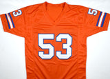 Randy Gradishar Autographed Pro Style Orange Jersey w/HOF - Beckett W Hologram