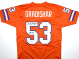 Randy Gradishar Autographed Pro Style Orange Jersey w/HOF - Beckett W Hologram