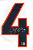 Champ Bailey Autographed White Pro Style Stat Jersey - Beckett W Hologram