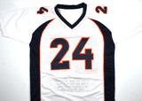 Champ Bailey Autographed White Pro Style Stat Jersey - Beckett W Hologram