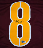 Brian Robinson Jr. Autographed Maroon Pro Style Jersey-Beckett W Hologram *Black